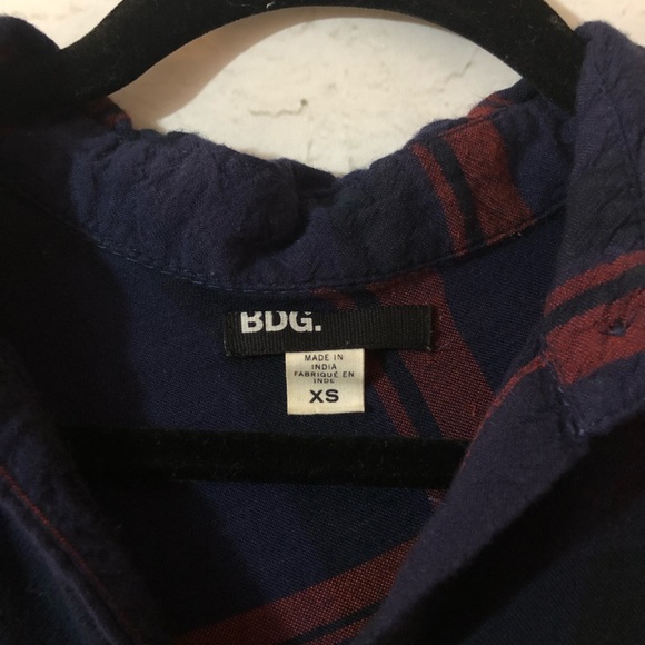 BDG | Red and Blue Flannel - Picture 5 of 6